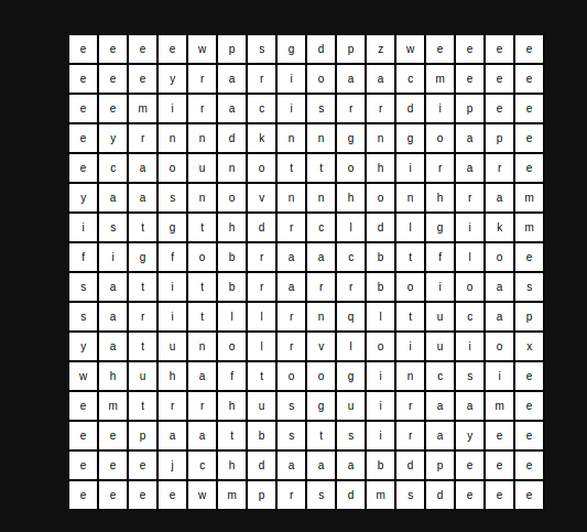Puzzle 3 full grid
